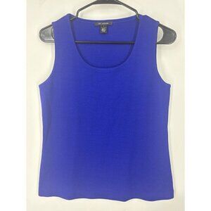 NWOT St. John’s Jersey Knit Blue Tank Top Small